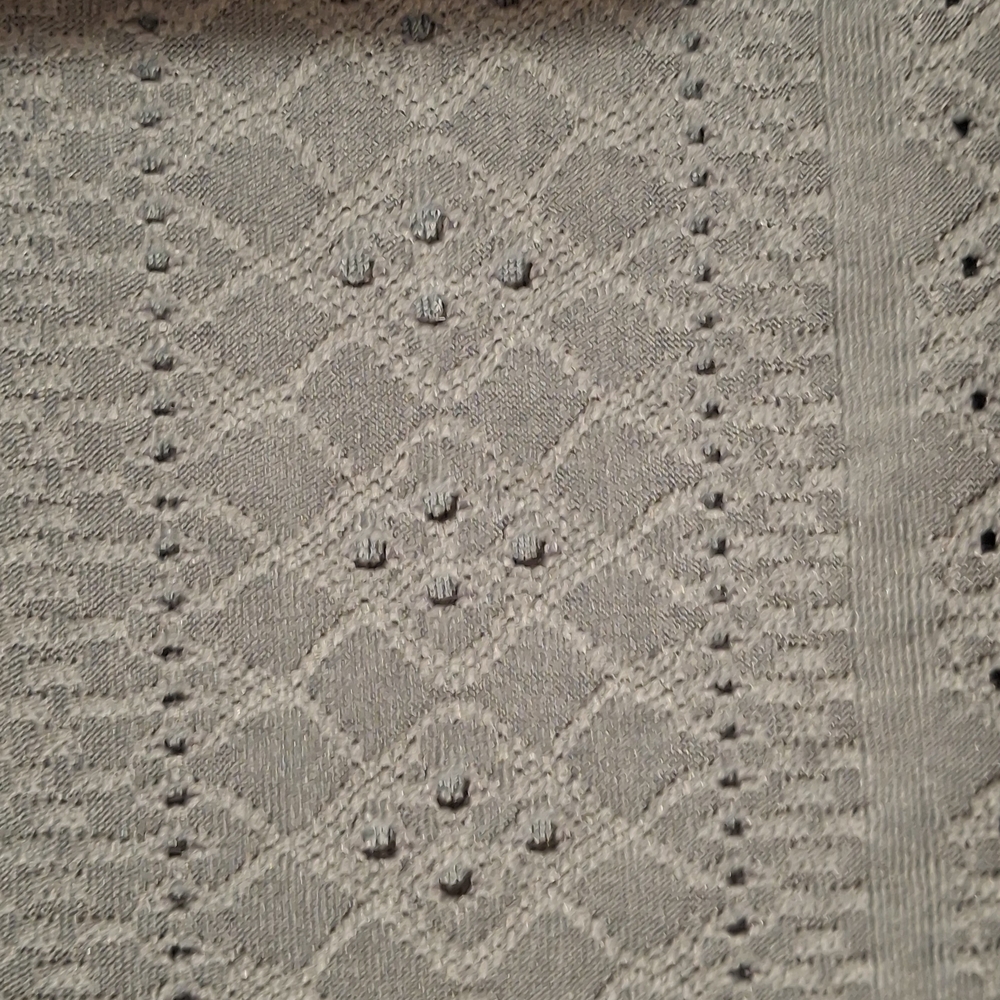 Eyelet MintGreen Dress with Short Ruffled Sleeves - Picture 2 of 10